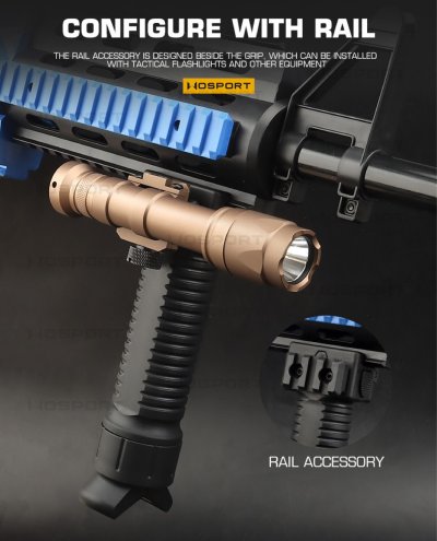 กริปมือขาทราย WOSPORT ( Elastic Bipod Grip )