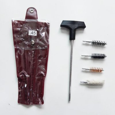 ก้านแส้ทำความสะอาดปืน ขนาด .45/11 มม. (ซองแดง)