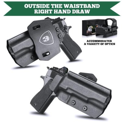 ซองพกนอก KYDEX 1911 4.5-5" *ไม่มีราง* (Warriorland)
