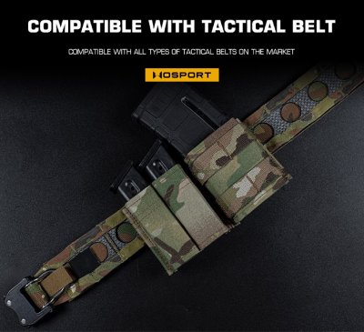 ซองแม็กกาซีน 2+1 ( Wosport ) FAST 9MM & 5.56 Double Mag Pouch