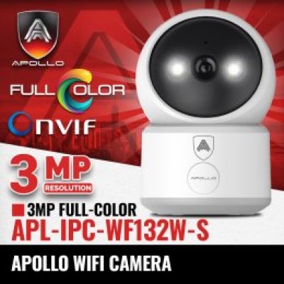 กล้องวงจรปิดเชียงใหม่ ไร้สาย Apollo 3MP พร้อมบริการติดตั้ง