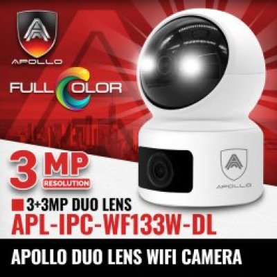 กล้องวงจรปิดเชียงใหม่ ไร้สาย Apollo 3MP พร้อมบริการติดตั้ง