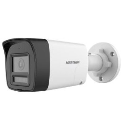 ชุดกล้องวงจรปิด  Hikvision รุ่น DS-2CE16D0T-LXTS 2MP Two Way Audio & Siren Fixed Mini Bullet Camera