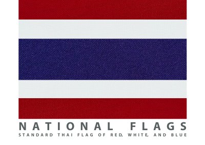 FLAG FABRIC - SPECIAL BLUE (STANDARD THAILAND'S FLAG COLOR)