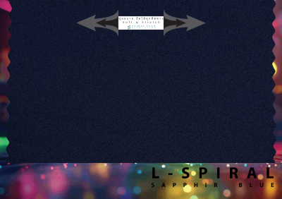 ผ้า L-SPIRAL สีกรมเข้ม ผ้า L-SPIRAL สีกรมเข้ม