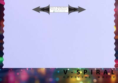 ผ้า V-SPIRAL สีขาว ผ้า V-SPIRAL สีขาว