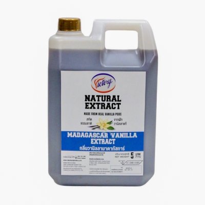 กลิ่นวานิลลา มาดากัสการ์ เอ็กซ์แทรก (ไม่มีน้ำตาลทราย)(Madagascar Vanilla Extract-Sugar Free) 5000 ml กลิ่นวานิลลา มาดากัสการ์ เอ็กซ์แทรก (ไม่มีน้ำตาลทราย)(Madagascar Vanilla Extract-Sugar Free) 5000 ml