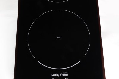 Built-in induction hob 2 burners 30 cm with Schott Ceran glass and slide control