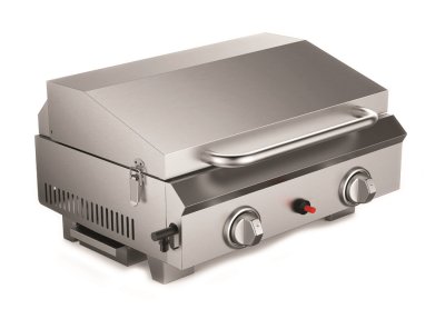 Gas oven grill with stainless steel body for commercial use