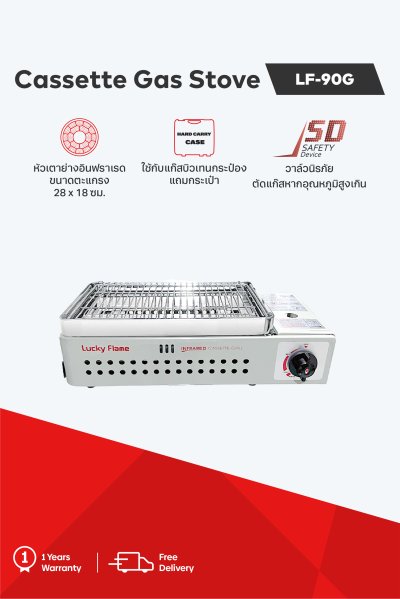 Portable gas grill for butane canister use