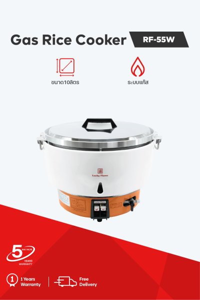Gas Rice Cooker 10L with Automatic System