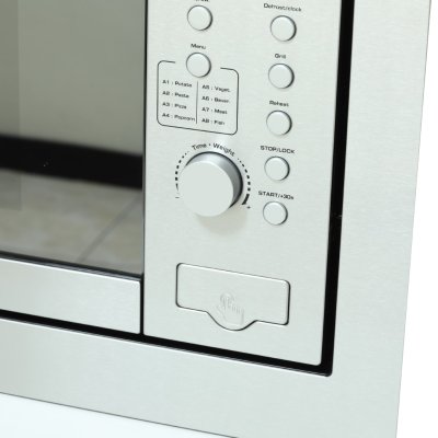 ไมโครเวฟแบบฝัง บิ้วอิน builtin ย่าง ปิ้ง คอมบิเนชั่น combination grill microwave oven 60cm 25L control panel แผงควบคุม