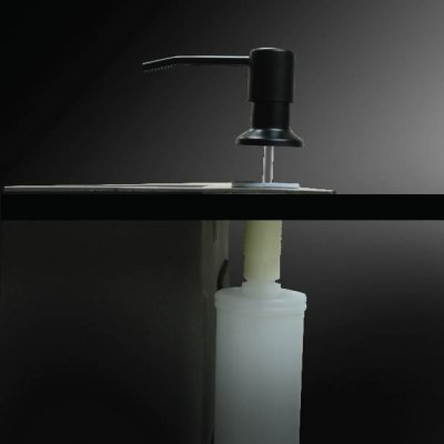 Single bowl kitchen sink with PVD coating and top mount installation
