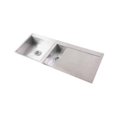 Double bowl kitchen sink with stainless steel 304 and drainboard
