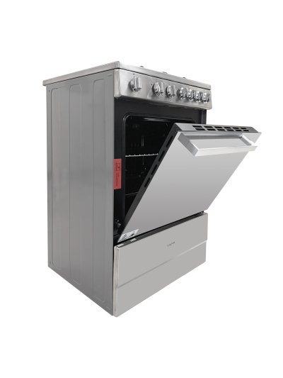 Freestanding Oven with 4 Burner Gas Hob and Grill Function