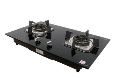 LGS-942N Tempered glass Built-in-hob เตาแก๊ส 2 หัว แบบฝังเคาน์เตอร์ หน้ากระจก side
