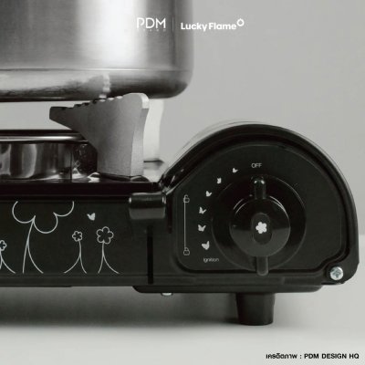 เตาแก๊สปิคนิค ไซส์มินิ ลายดอกไม้รุ่นLF-90MINI(PDM)