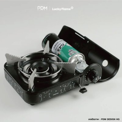 เตาแก๊สปิคนิค ไซส์มินิ ลายดอกไม้รุ่นLF-90MINI(PDM)