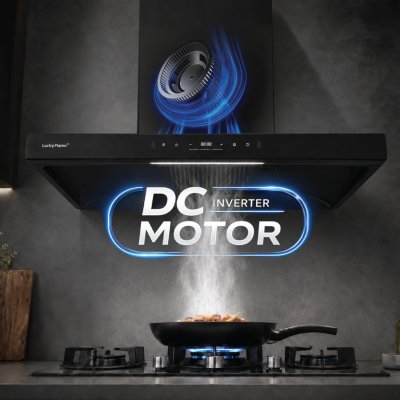 Smart Canopy Range Hood with Auto Clean and Touch Control