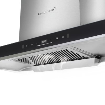 Smart Canopy Range Hood with Auto Clean and Touch Control