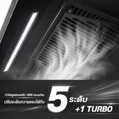 Smart Canopy Range Hood with Auto Clean and Touch Control