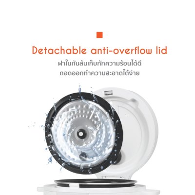 หม้อหุงข้าวดิจิตอล หม้อหุงข้าวไฟฟ้า หม้อหุงข้าว เล็ก กะทัดรัด คอนโด หอ นักศึกษา ทันสมัย สวย ขาว ดำ ถอดได้