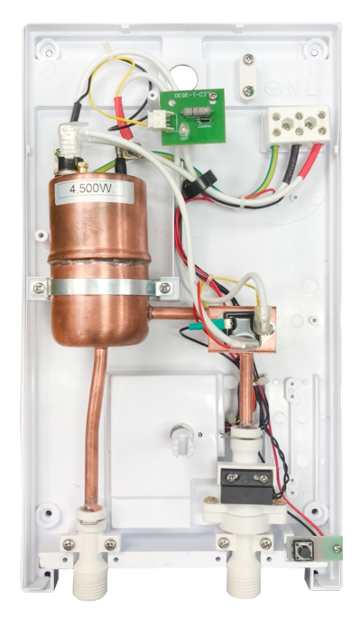 เครื่องทำน้ำอุ่น หม้อทองแดง ภายใน 4.5kW 4500W 3500W 3.5kW ทองแดงแท้ ทนทาน
