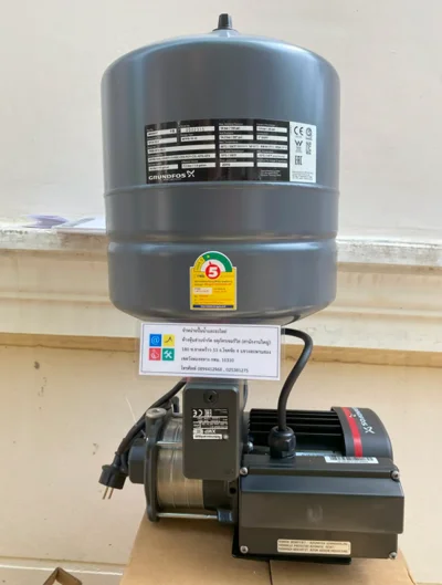 ปั๊มน้ำ Grundfos CMB3-37PT 500 วัตต์ ถังแรงดัน 18 ลิตร แท้ศูนย์   