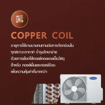 แอร์ติดผนัง CARRIER รุ่น Copper 7