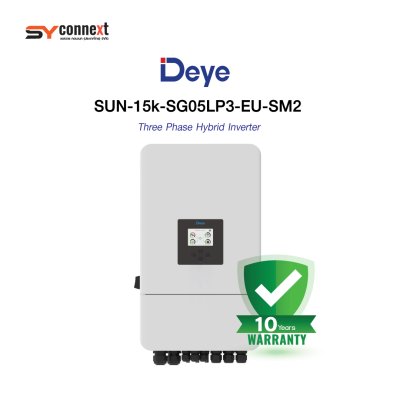 ชุดโซลาร์เซลล์  15 kW 3 Phase (Deye) พร้อมบริการติดตั้งครบวงจร