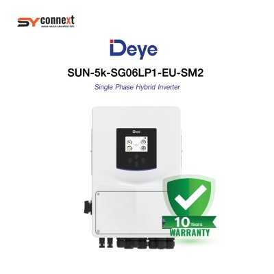 รับติดตั้งโซลาร์เซลล์ทั่วประเทศไทย 5k 1 เฟส Deye
