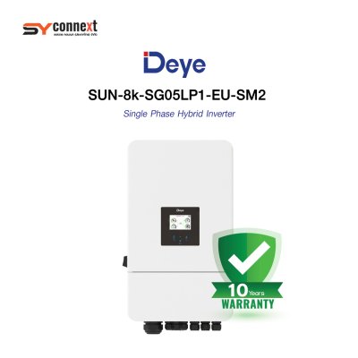 รับติดตั้งโซลาร์เซลล์ทั่วประเทศไทย 8k 1 เฟส Deye