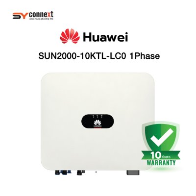 ชุดโซลาร์เซลล์  10 kW 1 Phase (HUAWEI) พร้อมบริการติดตั้งครบวงจร