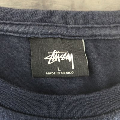STUSSY BASIC LOGO STUSSY TEE NAVY 2023 [L]