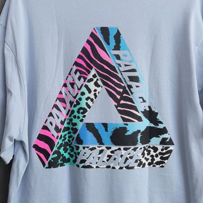 PALACE JUNGLE DREAM TEE FAINT BLUE FW24 [2XL]