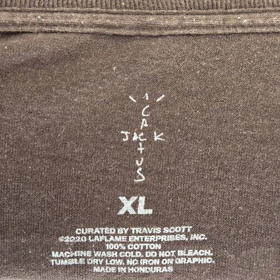 TRAVIS SCOTT THE SCOTTS SICKO EVENT TEE BROWN SS20 [XL]