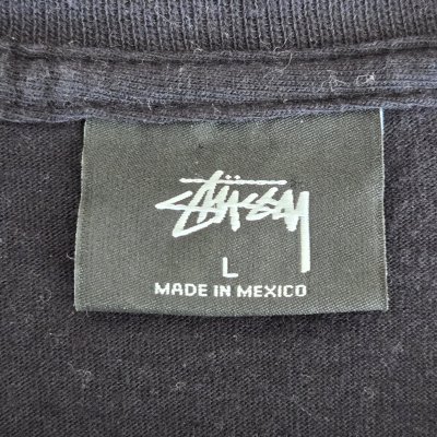 STUSSY 8 BALL TEE PIGMENT DYED TEE BLACK SS24 [L]