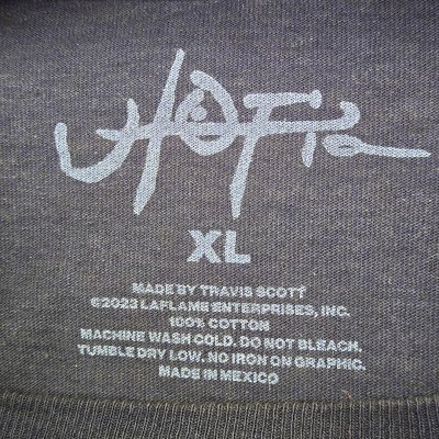 TRAVIS SCOTT UTOPIA HYENA TEE BLACK SS23 [XL]