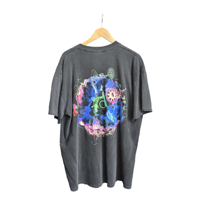 TRAVIS SCOTT BLING-PRINT COTTON TEE BLACK 2020 [XL]