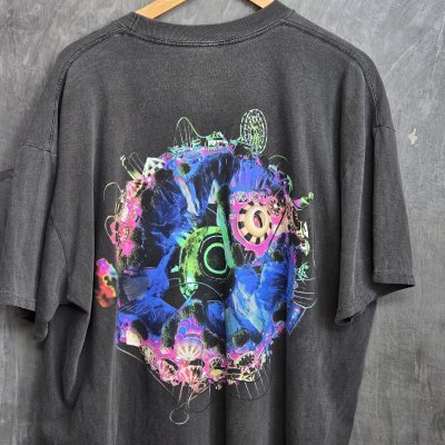 TRAVIS SCOTT BLING-PRINT COTTON TEE BLACK 2020 [XL]