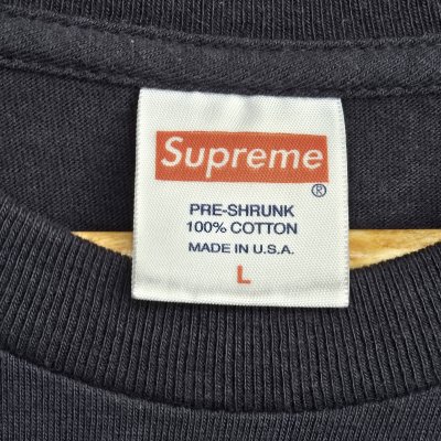 SUPREME GONZ BUTTERFLY TEE NAVY SS16 [L]