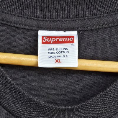 SUPREME PISS CHRIST TEE BLACK FW17 [XL]