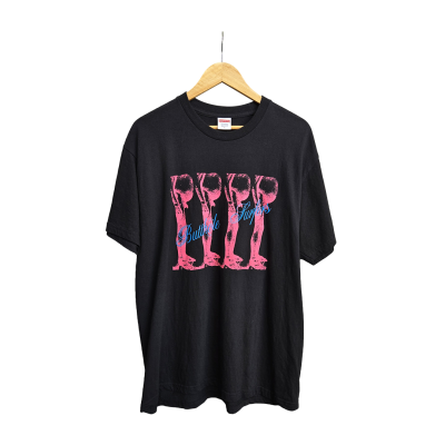 SUPREME BUTHOLE SURFERS TEE BLACK SS21 [L]