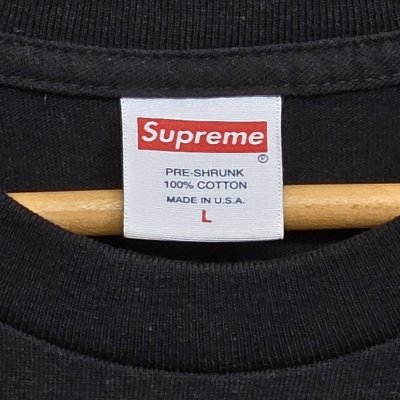 SUPREME BUTHOLE SURFERS TEE BLACK SS21 [L]