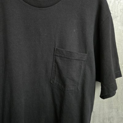 SUPREME X ANTIHERO 1 POCKET BLACK TEE [L]
