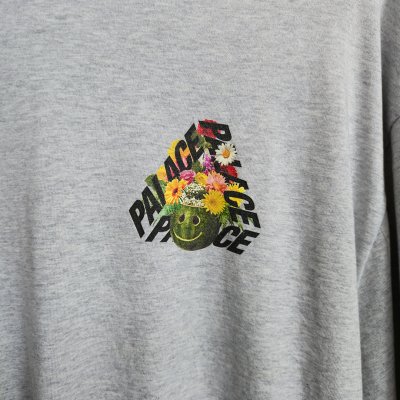 PALACE P-3 PUNCH TEE GREY SS24 [L]
