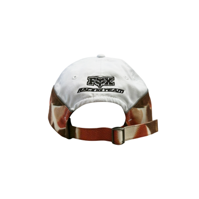 SUPREME  X FOX RACING 6-PANEL CAP WHITE