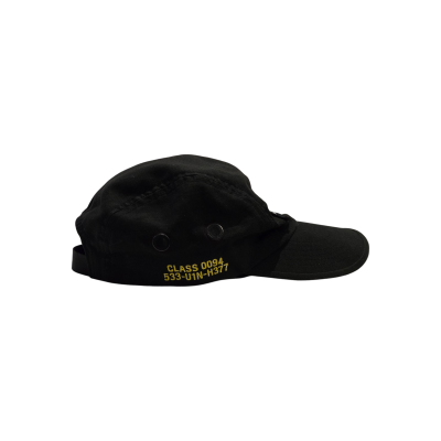 SUPREME MILITARY CAMP CAP BLACK SS21