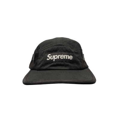 SUPREME MESH POCKET CAMP CAP BLACK FW24
