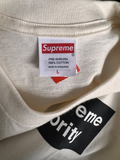 SUPREME ZOO YORK TRANSIT TEE SS25 WHITE [L]